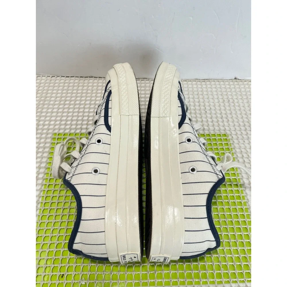 Converse‎ Chuck 70 Ox Pinstripe Baseball mens 6 womens 8 Cream Navy Low Top NEW